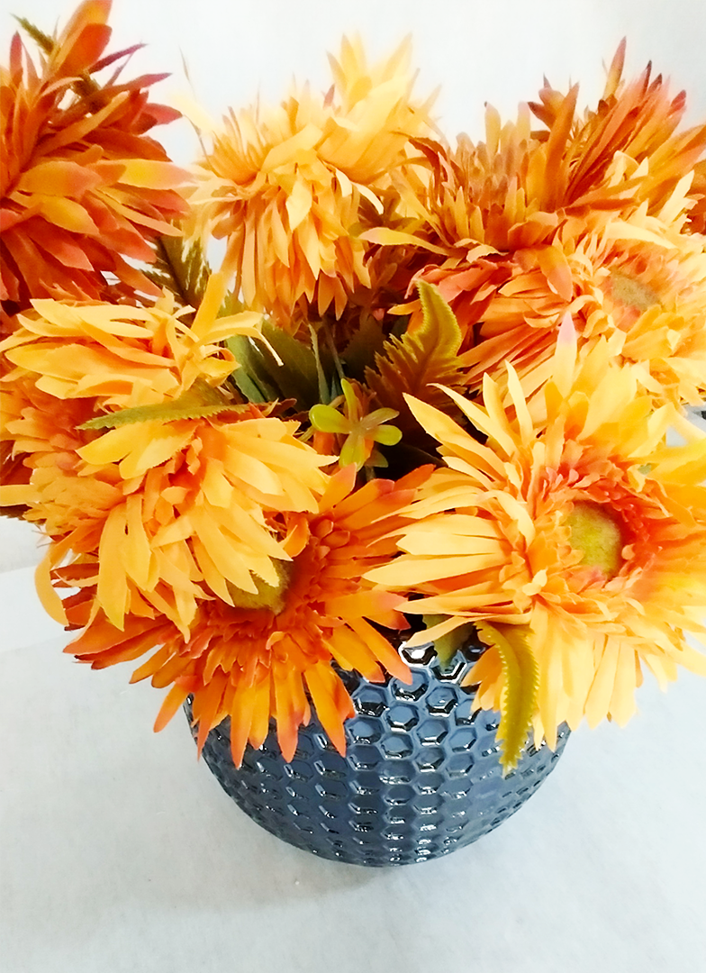 Bunch of Orange Bushy Flowers