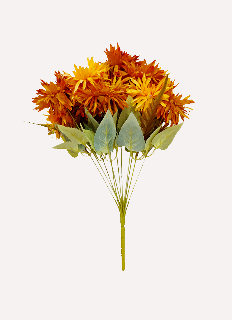 Bunch of Orange Bushy Flowers