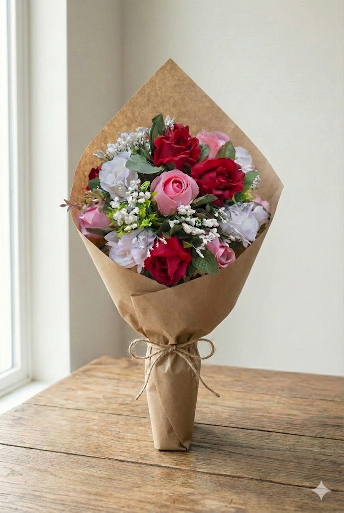 Bouquet of Flowers - Assembly of Roses