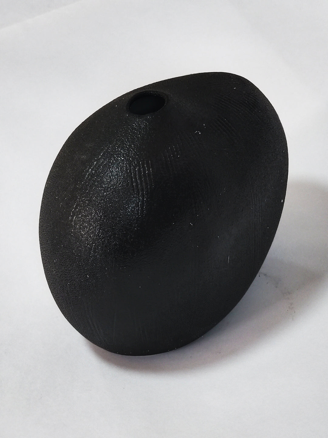 Matte Black Sphere Bud Vase - 13.5cm