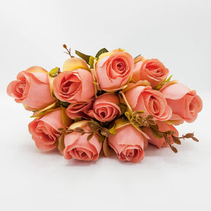 Closed Roses Bunch - Pink