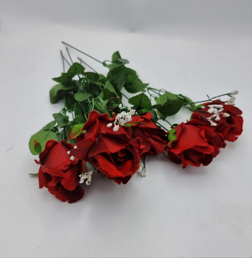 Bunch of Red Roses - Deep Red
