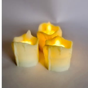 Set of 3 Flameless Candles - 4cm Height