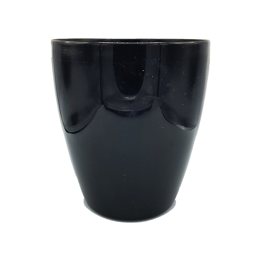 Black Smooth Floor Planter/Vase - 25cm Height