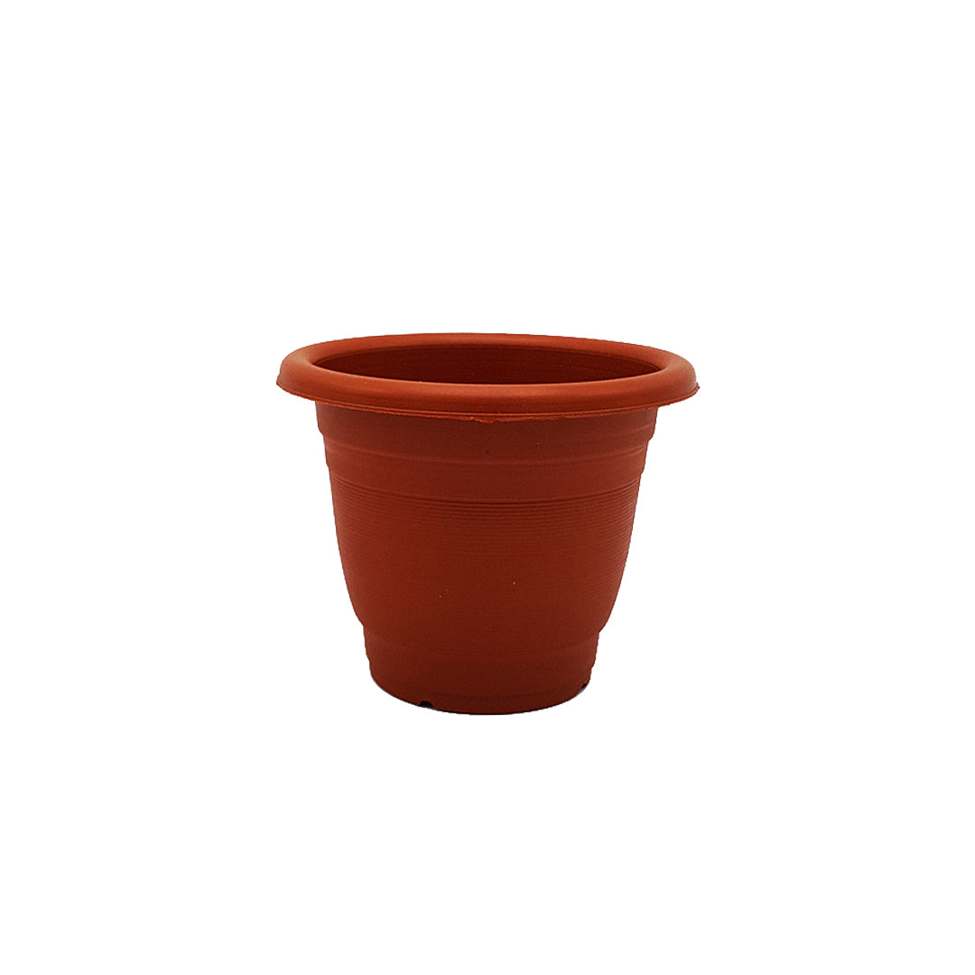 Small Brown Planter/Vase - 10.5cm Height