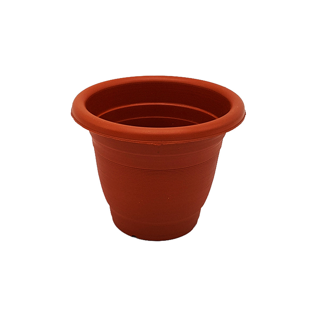 Small Brown Planter/Vase - 10.5cm Height