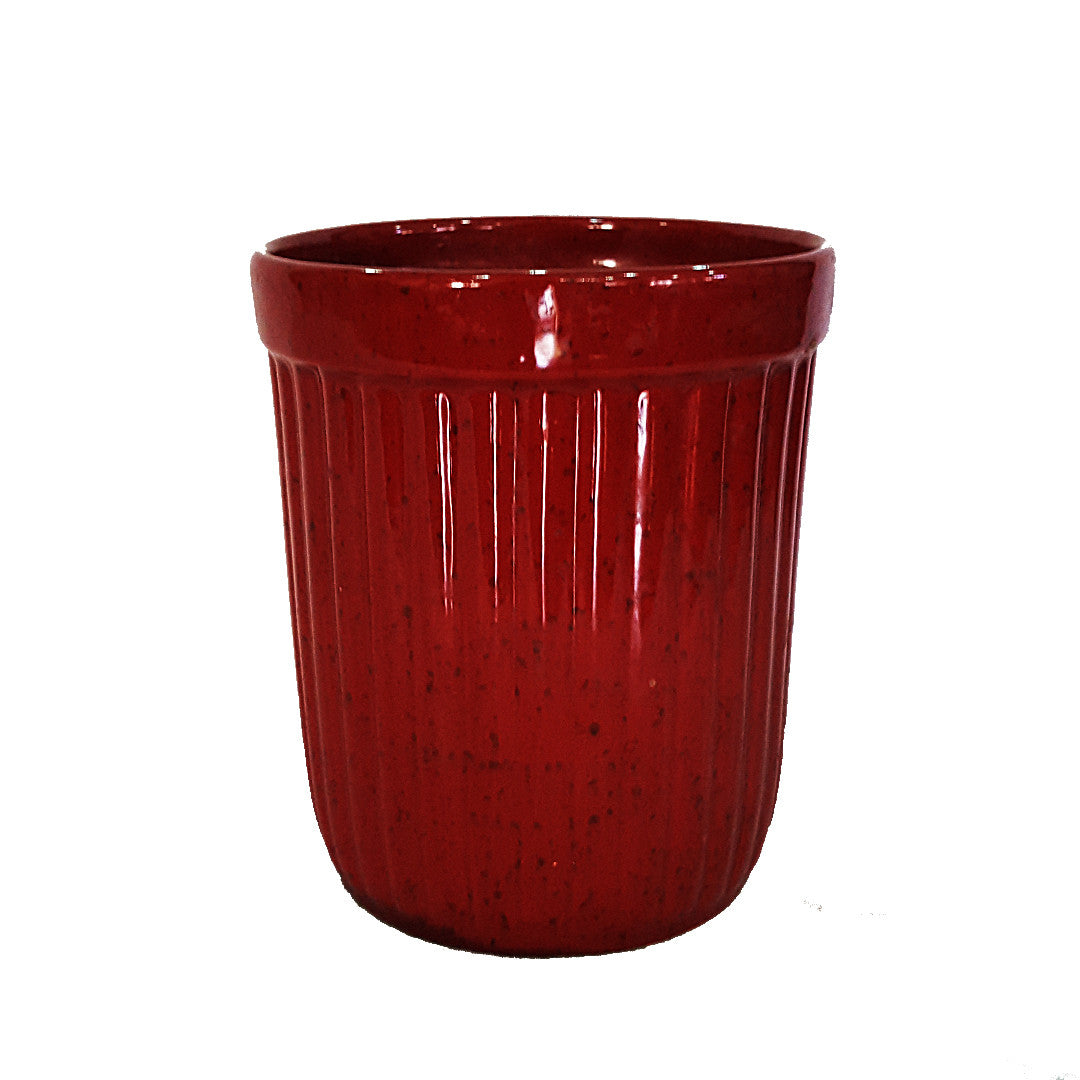 Reddish-Brown Ceramic Vase