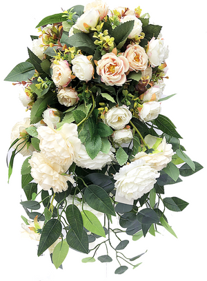 Bouquet of Flowers -Cascading Full Blooms