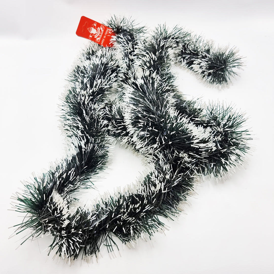 Frost Green Tinsel - Set of 2 - 80 inches