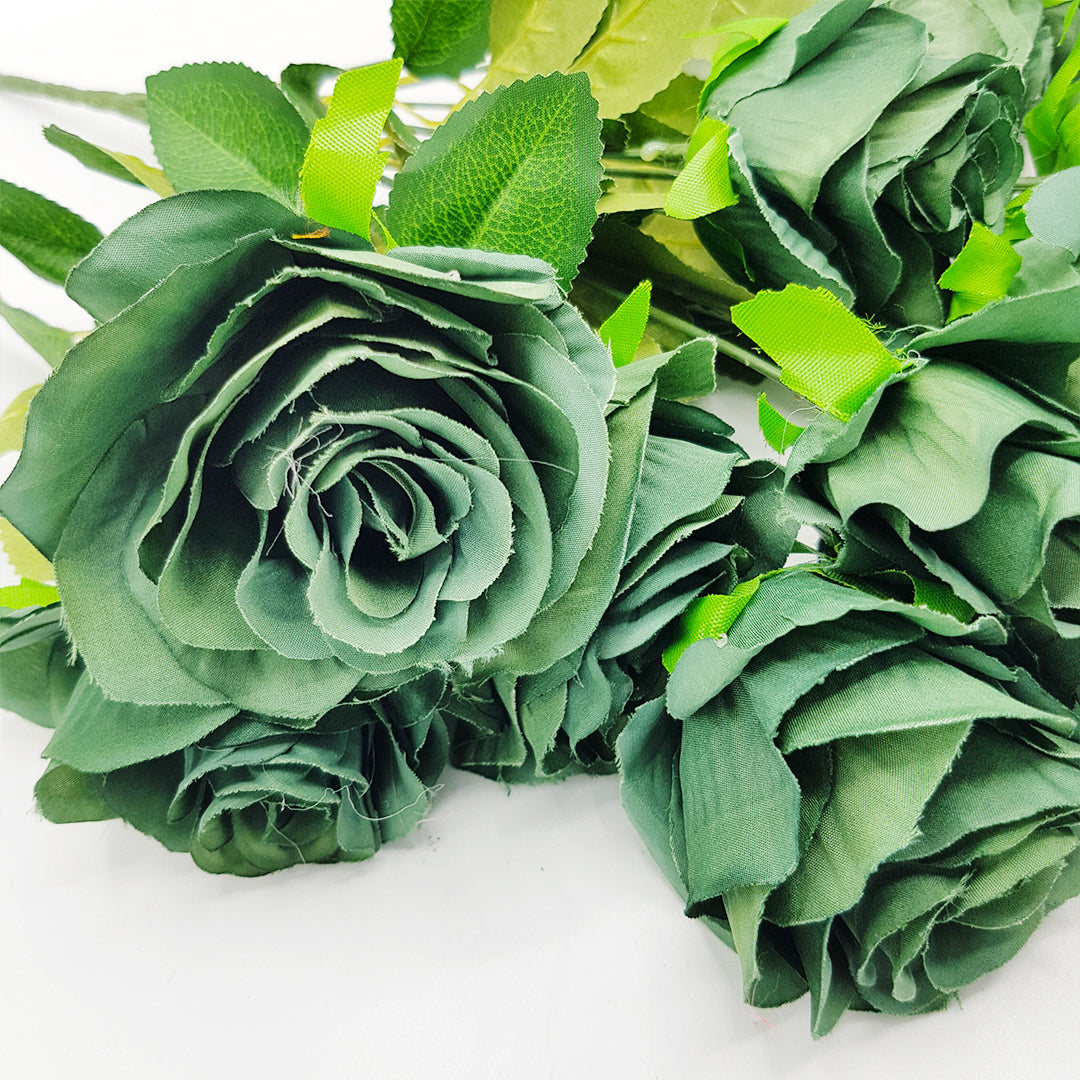 Bunch of Green Roses