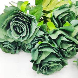 Bunch of Green Roses