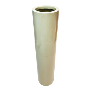 Cylindrical Floor Vase - White