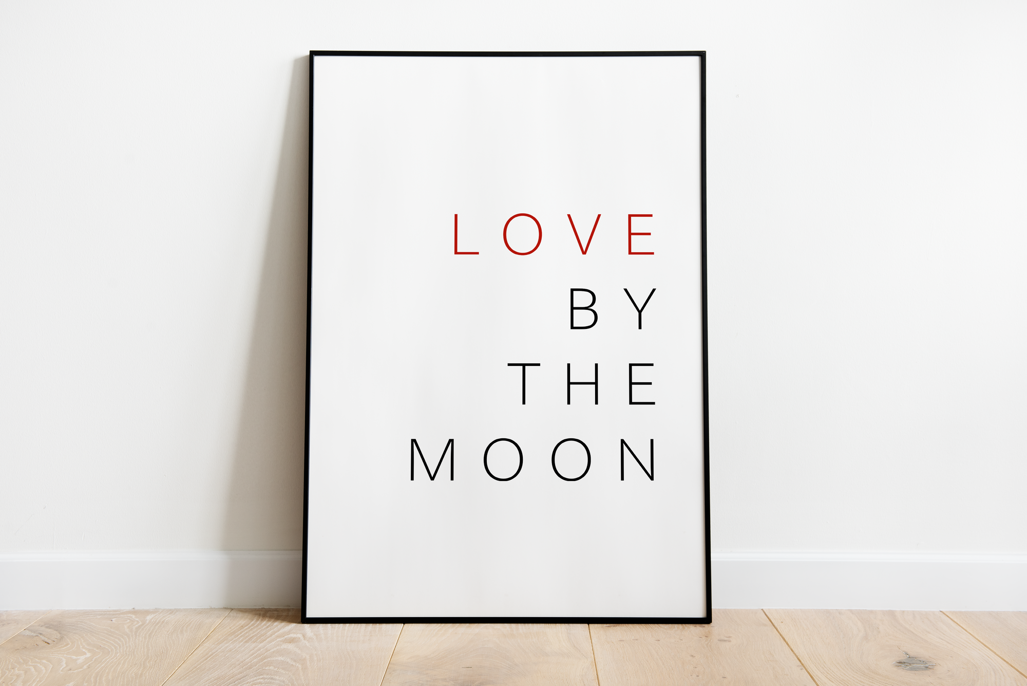 PRINT: LOVE BY THE MOON