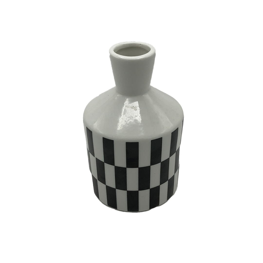 Small monochrome vase - 13cm
