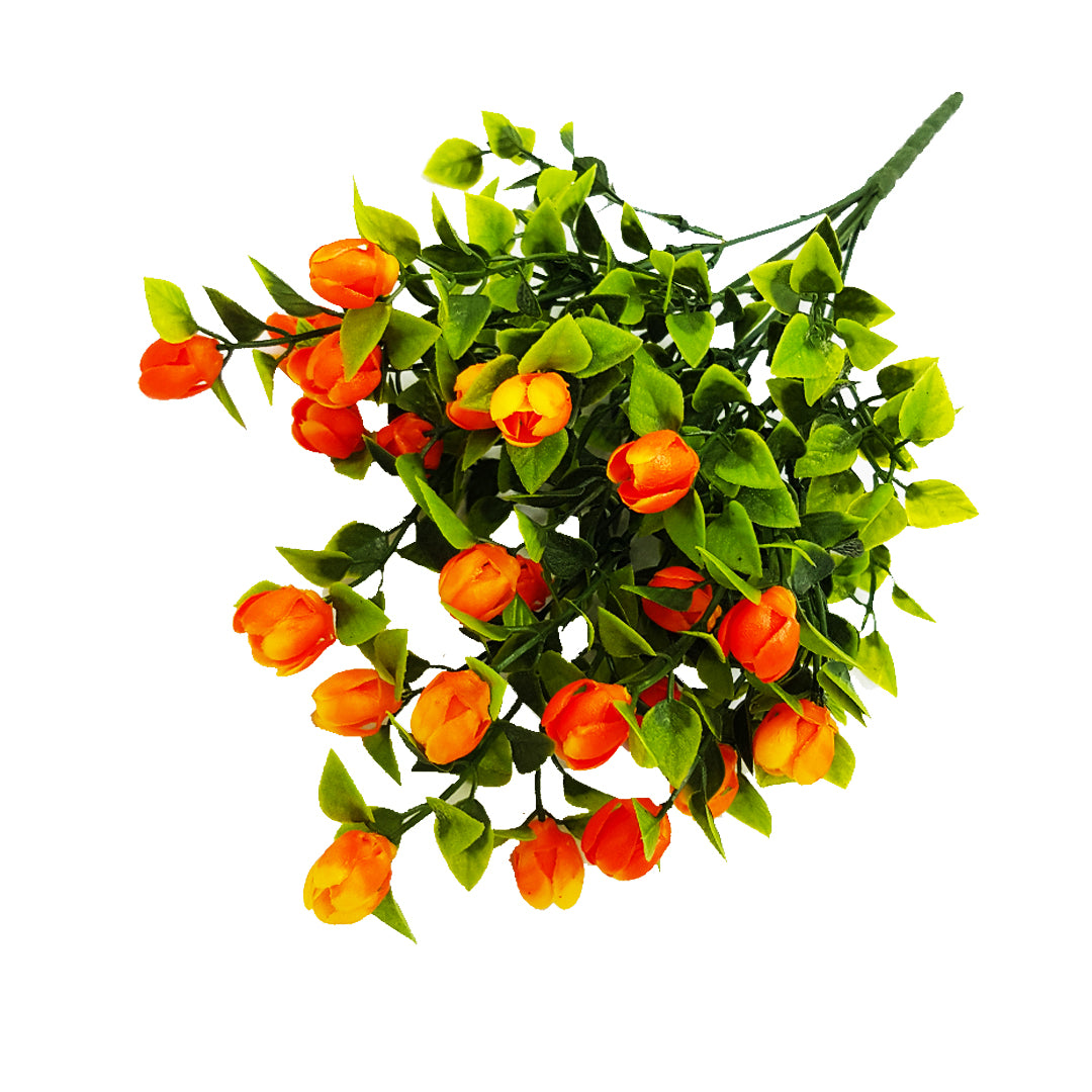 Small Bunch of Small Orange flowers