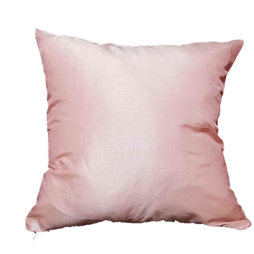 Blush or Baby Pink Plain Throw Pillow Cover
