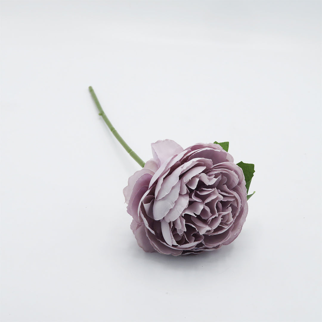 Artificial Peony Flower Stalk/Stem - Purple