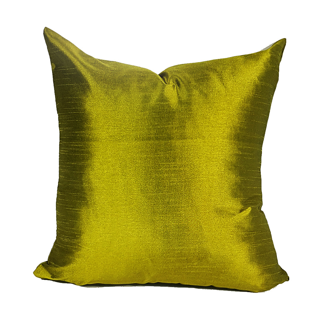 Plain Olive Green Throw Pillow Cover