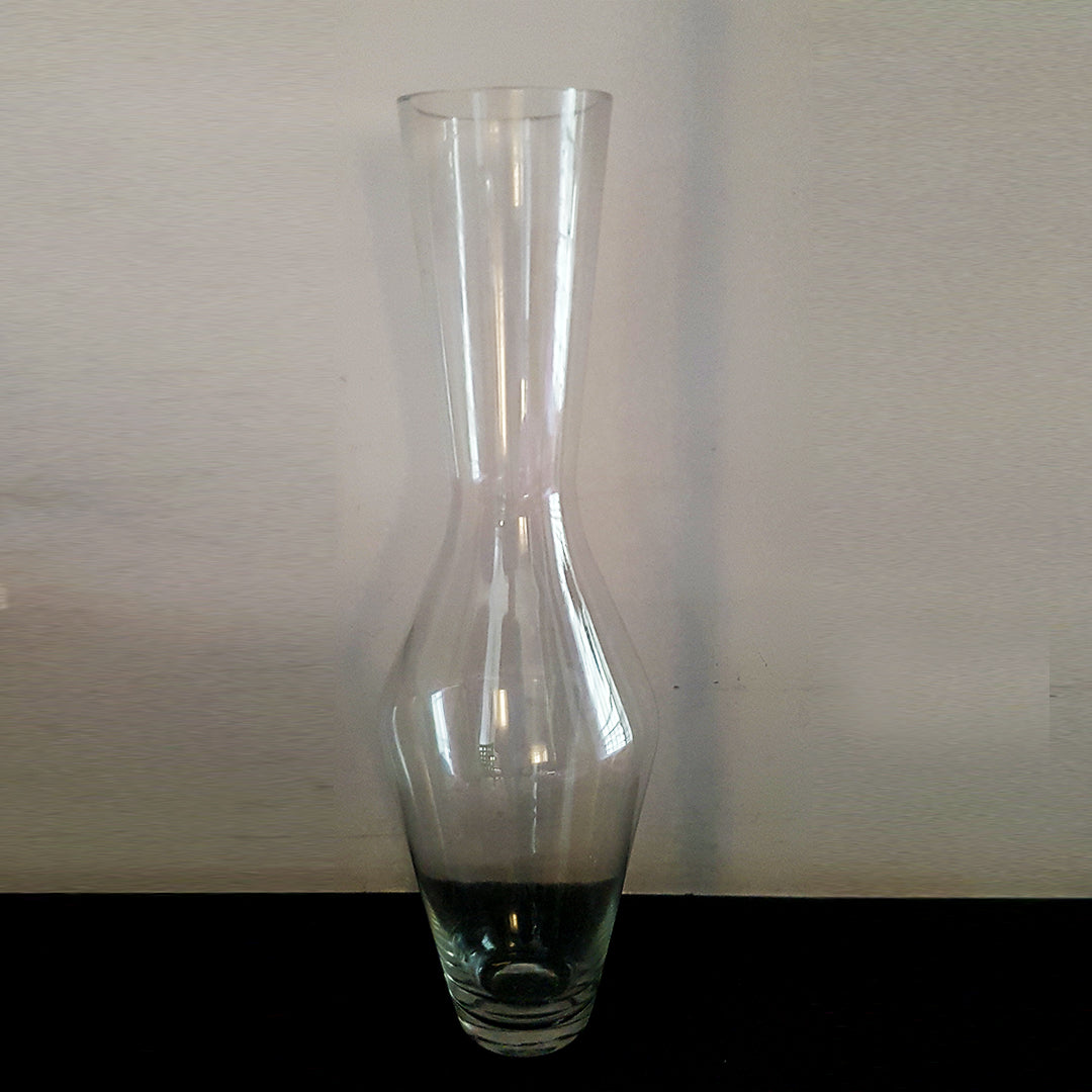 Tall Clear Glass Vase - 50cm