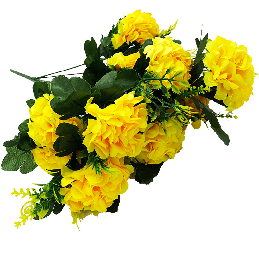 Bunch of Yellow Carnations