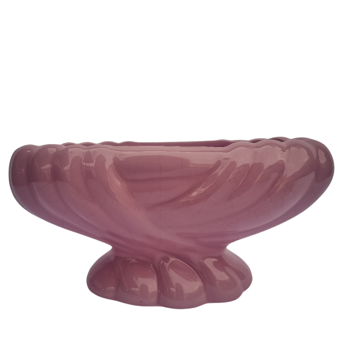 Preloved Thick Ceramic Planter/Vase - 12.5cm height