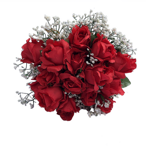 Bouquet of Flowers - Red roses with surrounding frosts
