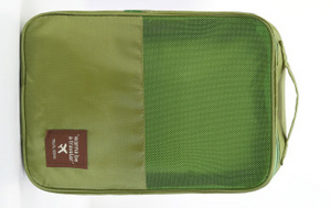 Travel Shoe Pouch Green